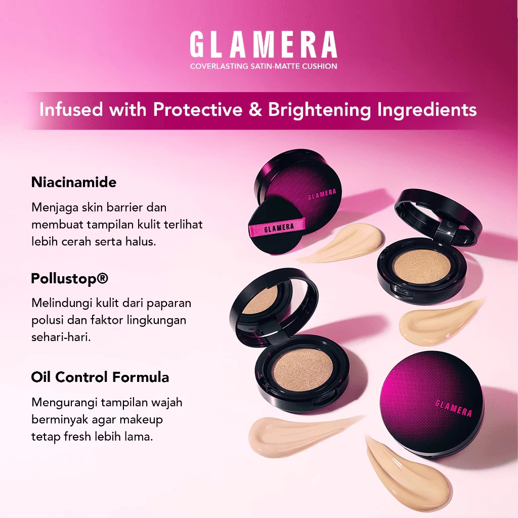 Glamera Coverlasting Satin-Matte Cushion 13gr - 04 Warm Beige
