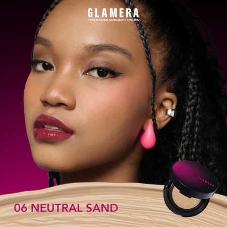 Glamera Coverlasting Satin-Matte Cushion 13gr - 06 Neutral Sand Glamera Coverlasting Satin-Matte Cushion 13gr - 06 Neutral Sand
