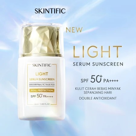 Skintific Light Serum Sunscreen SPF50+ PA ++++ 25ml