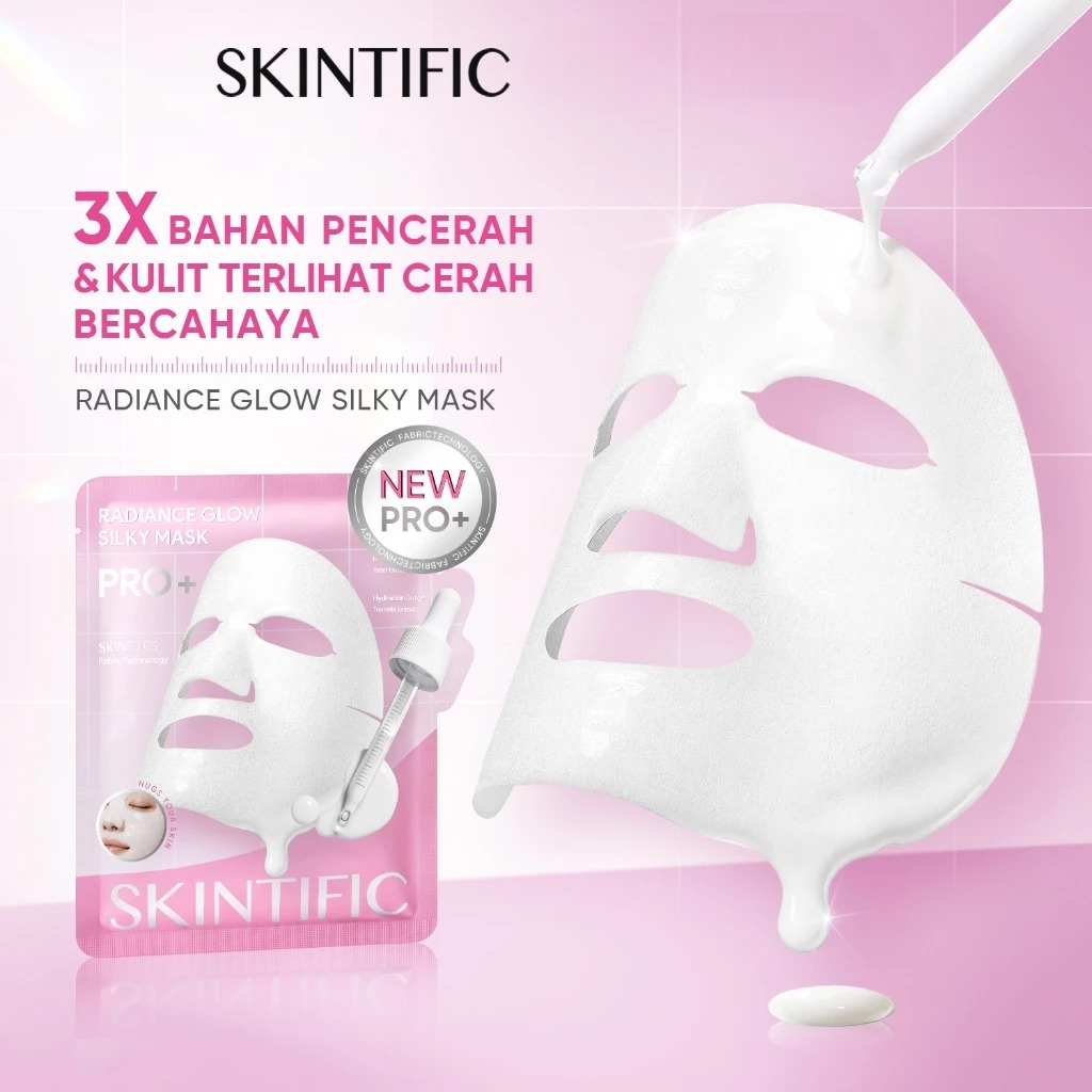 Skintific Radiance Glow Silky Mask Sheet Mask 28ml