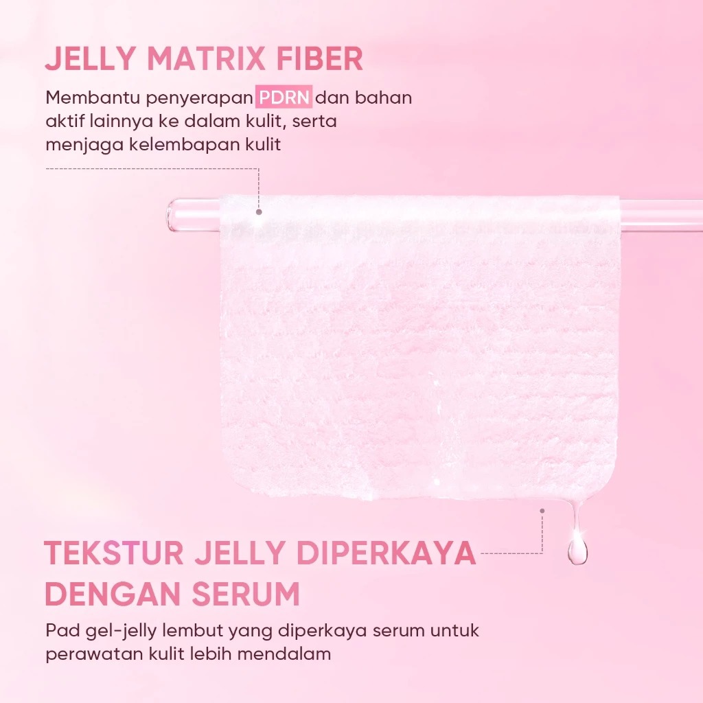 Skintific PDRN Vitabright Serum Jelly Pads 80 Sheets