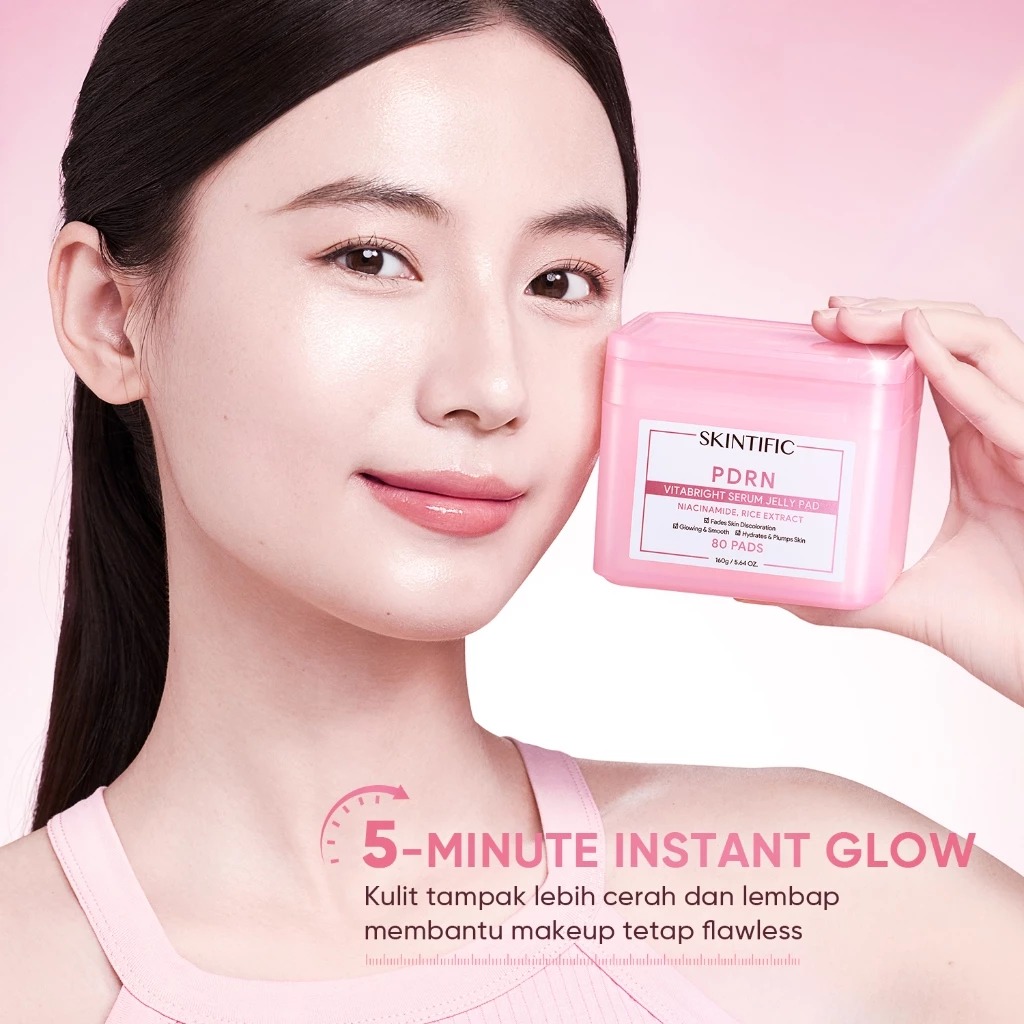 Skintific PDRN Vitabright Serum Jelly Pads 80 Sheets