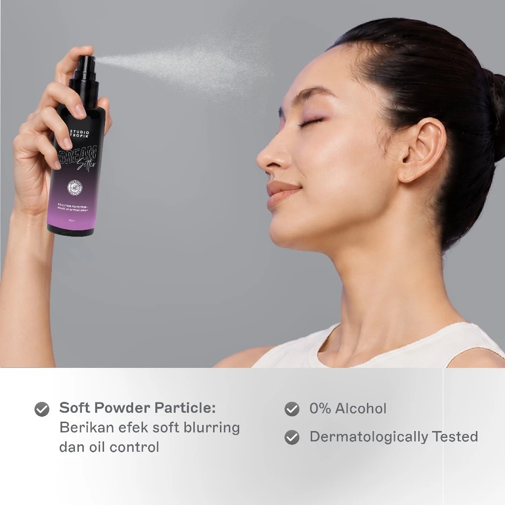 Studio Tropik Bb Size Dream Setter Pollution Protection + Make-up Setting Spray 130ml