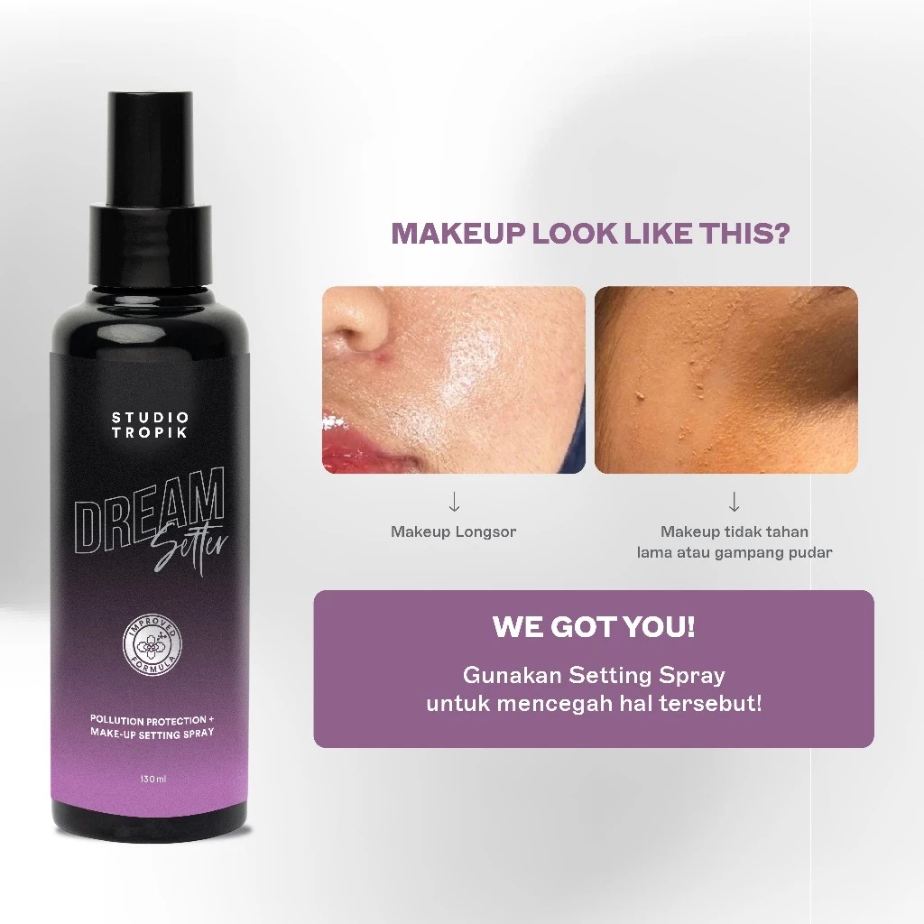 Studio Tropik Bb Size Dream Setter Pollution Protection + Make-up Setting Spray 130ml