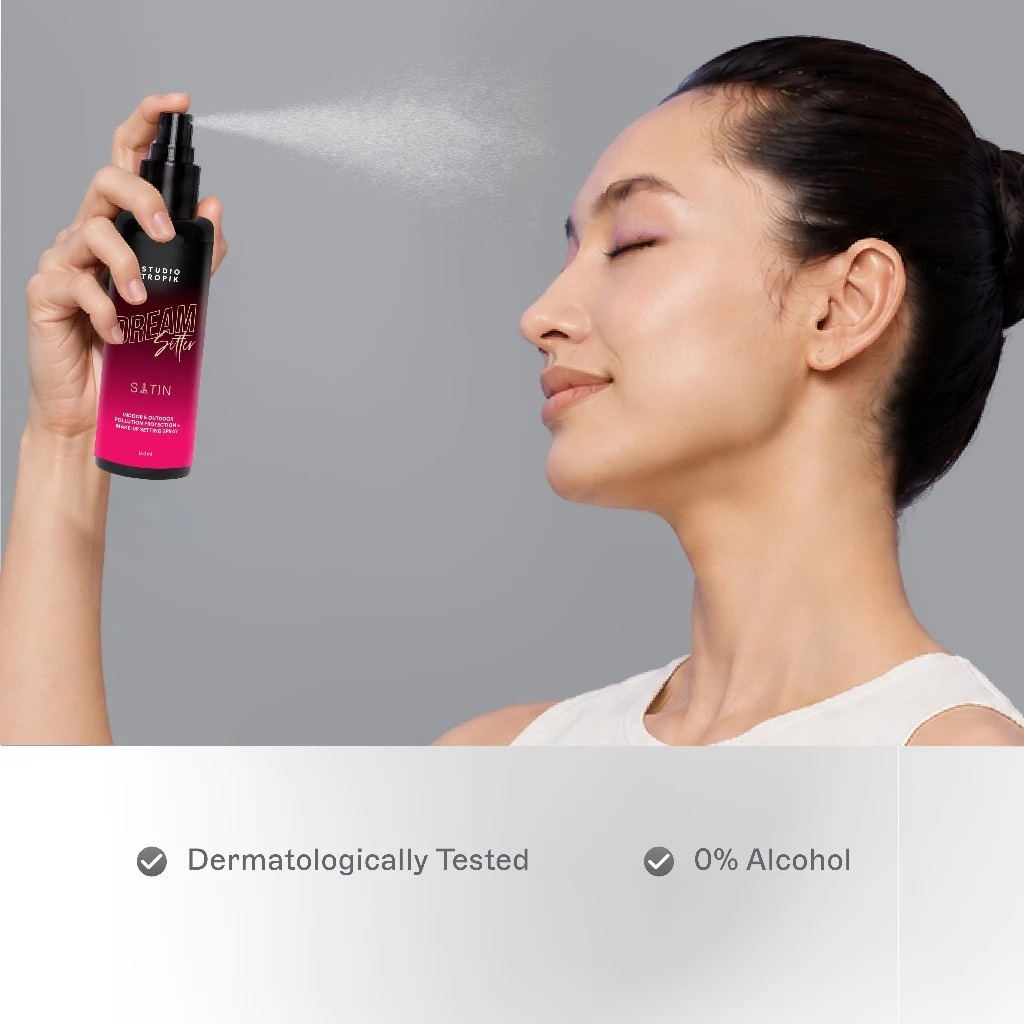 Studio Tropik Bb Size Dream Setter Pollution Protection +  Make-up Setting Spray 130ml - Satin