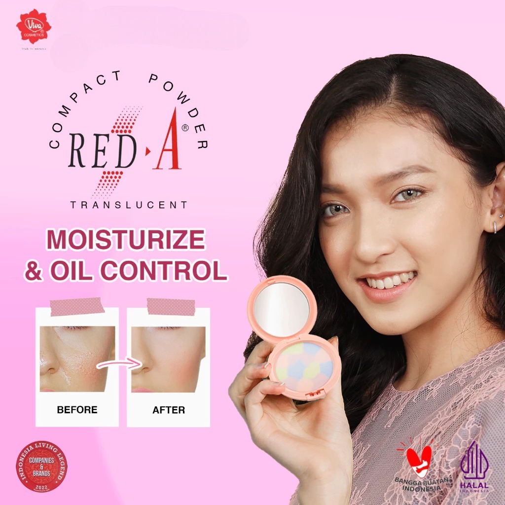 Red-A Compact Powder Translucent 14gr