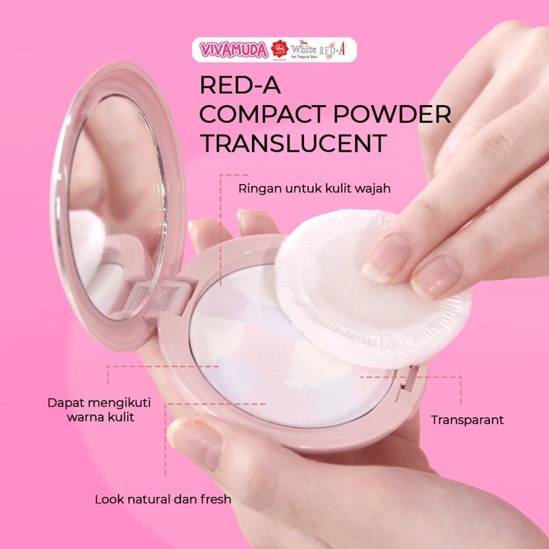 Red-A Compact Powder Translucent 14gr