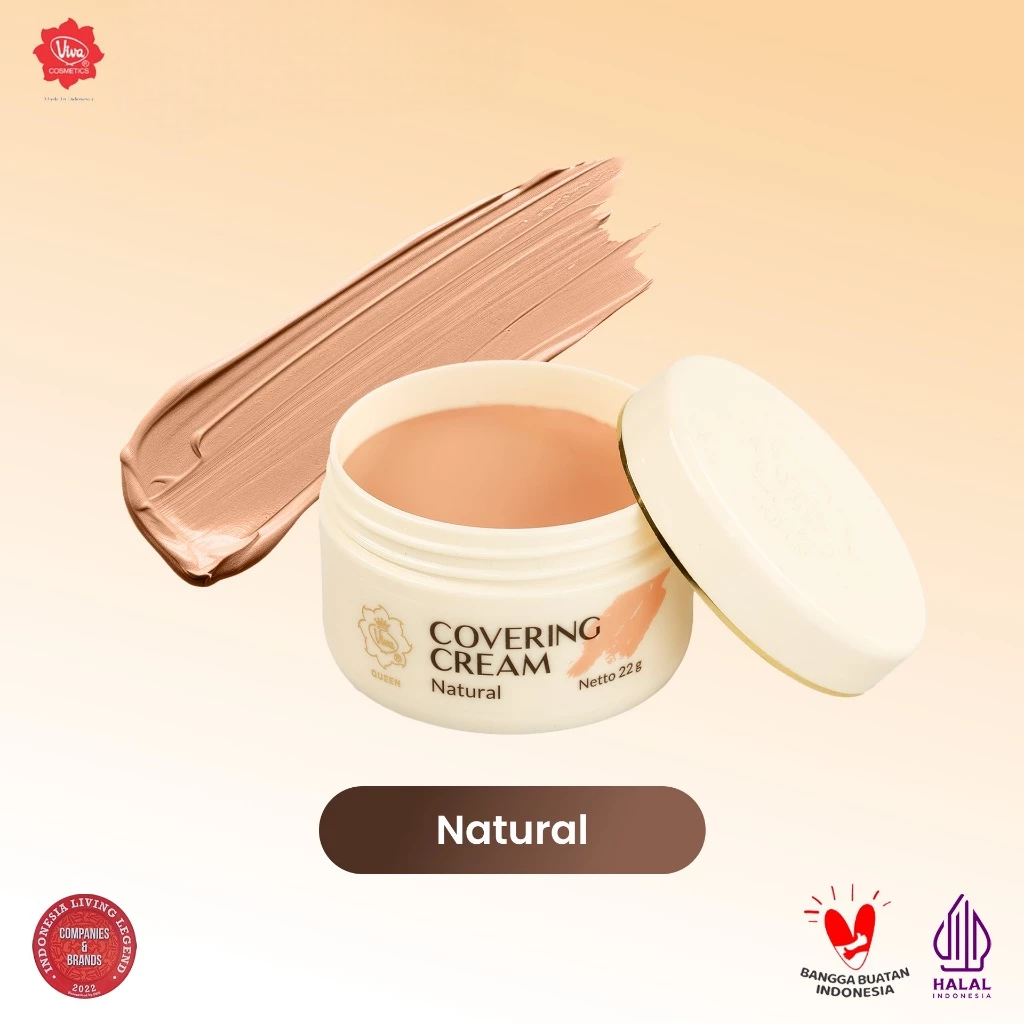 Viva Queen Covering Cream 22gr - Natural
