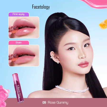 Facetology Glassy Spill The Tint - 09. Rose Gummy