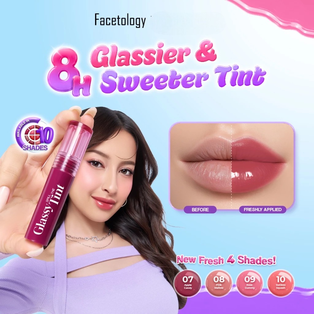 Facetology Glassy Spill The Tint - 09. Rose Gummy