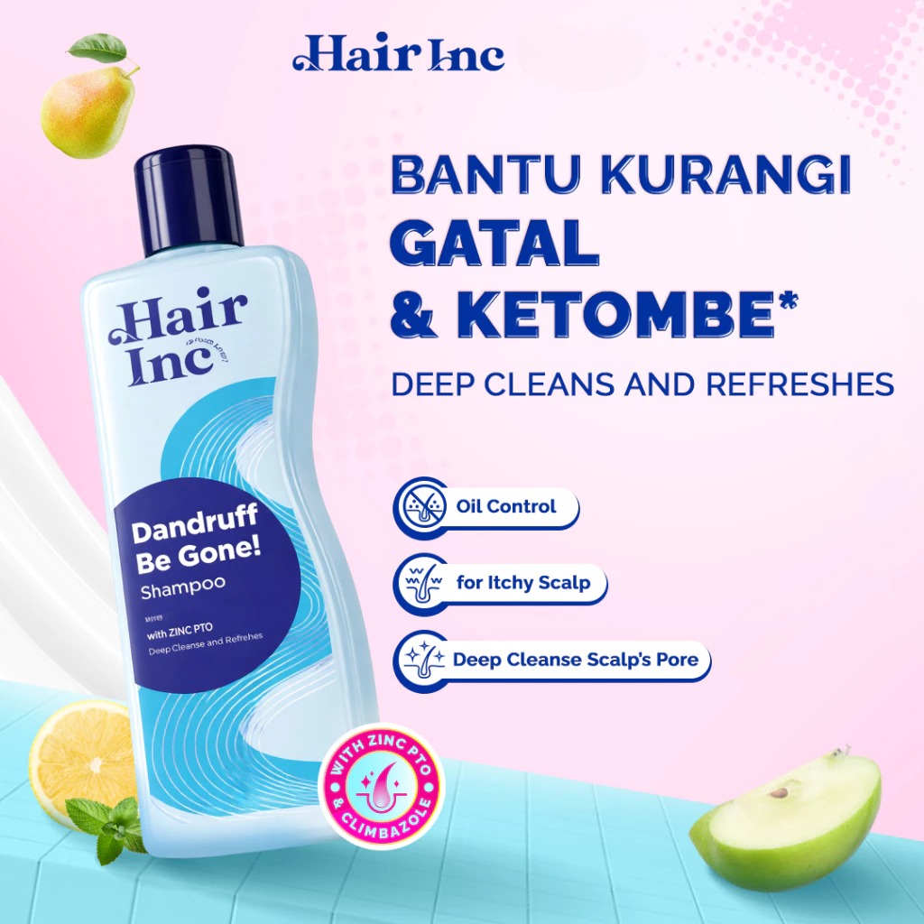Hair Inc Dandruff Be Gone! Shampoo 130ml (Rambut Anti Ketombe)
