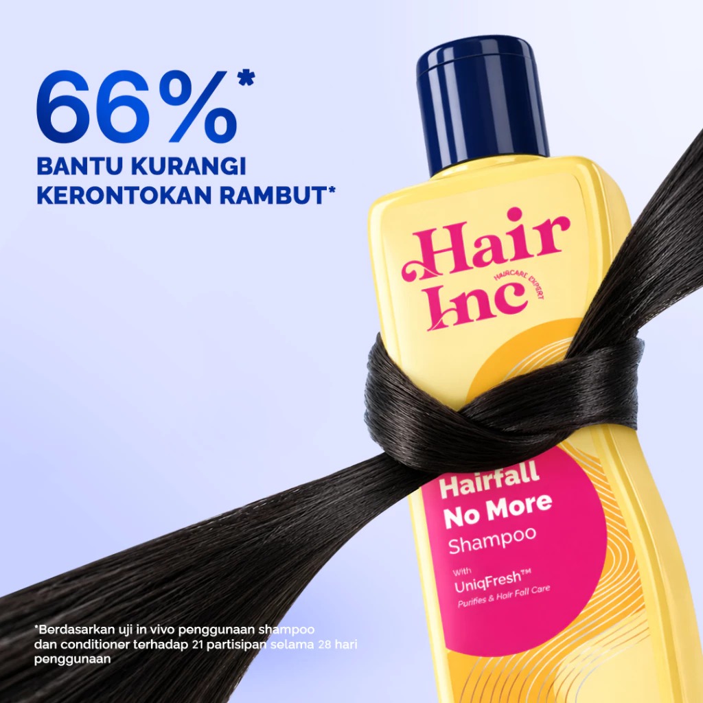 Hair Inc Hairfall No More Shampoo 130 ml ( Rambut Rontok)