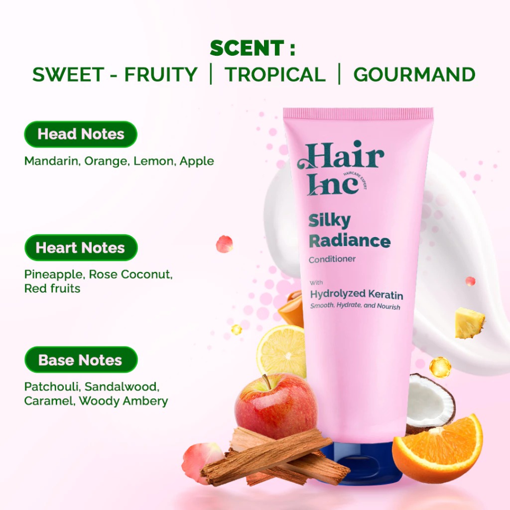 Hair Inc Silky Radiance Conditioner 80ml (Rambut Lembut & Berkilau)