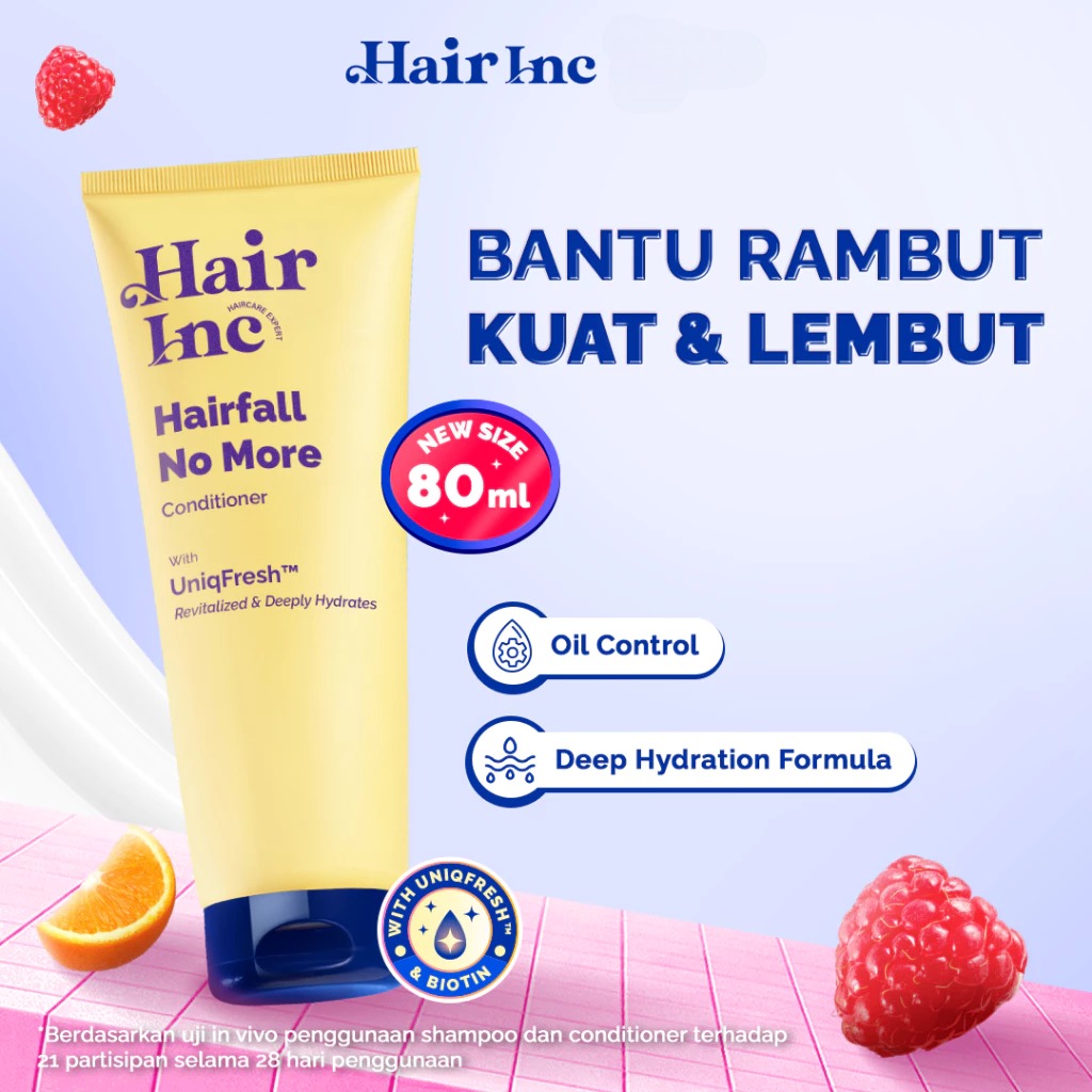 Hair Inc Hairfall No More Conditioner 80ml  (Rambut Rontok)