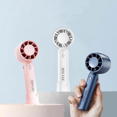 Kipas Angin Genggam Portable Mini Fan T10 - BIRU