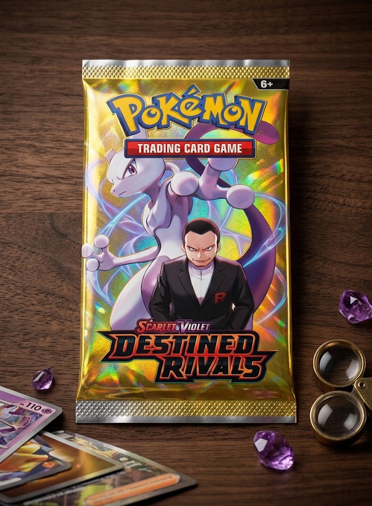 (Isi 4) Kartu Foil Pokemon Scarlet & Violet - Destined Rivals (Trading Card Game)