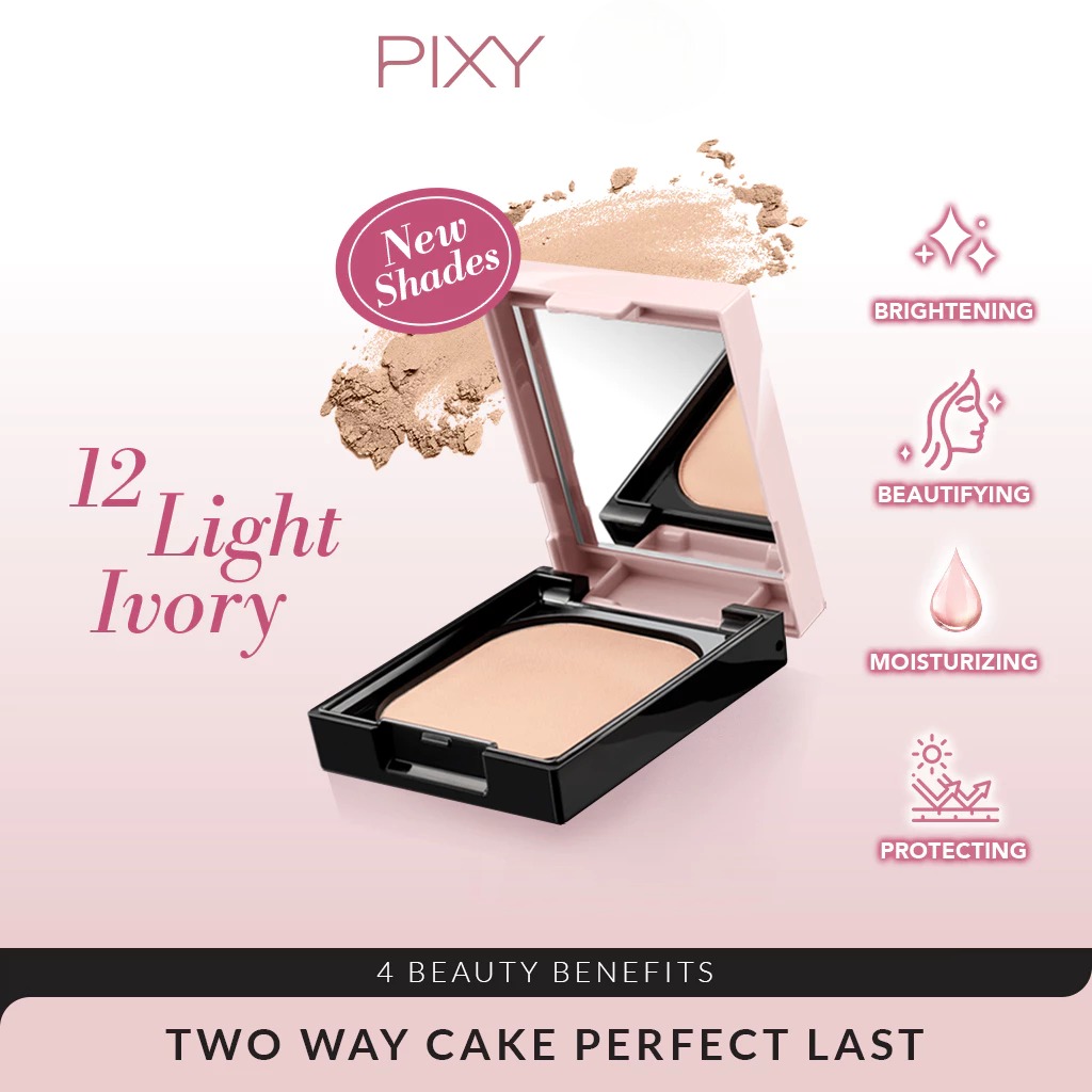 Pixy UV Whitening 4 Beauty Benefits TWC Perfect Last Full Size - 12 Light Ivory