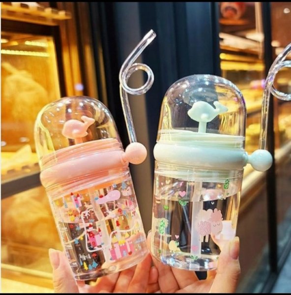 Botol Minum Air Mancur Lumba-lumba 250ml