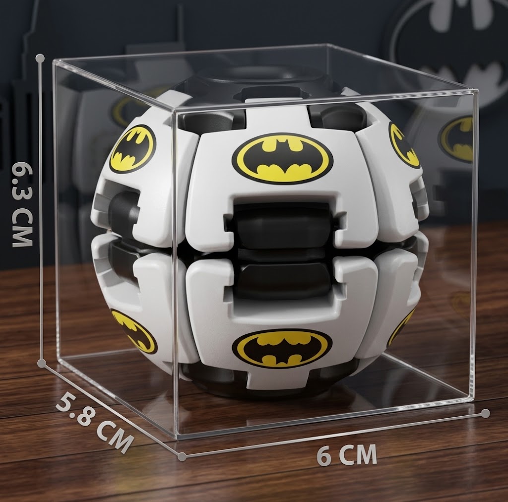 Mainan Fidget Spinner Press Gyroball Superhero - Superman (Bola Gasing Tekan)