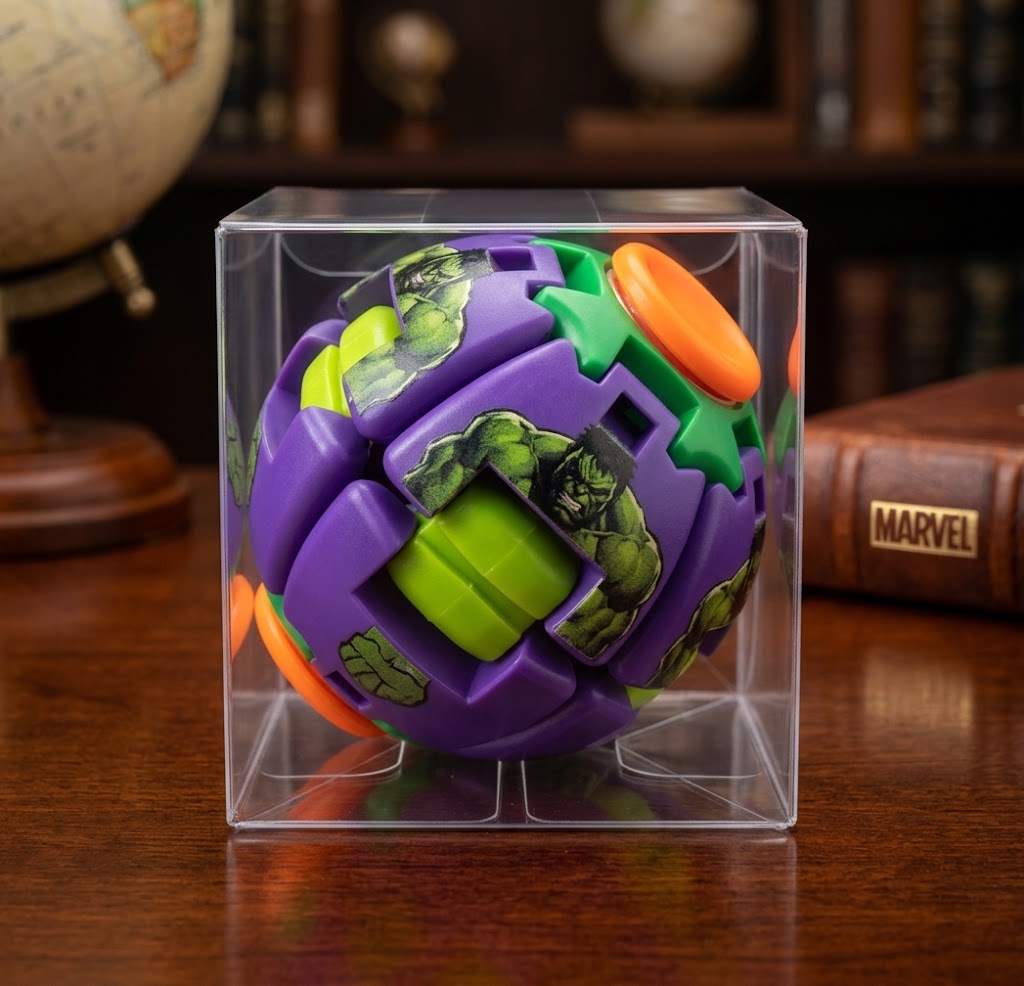 Mainan Fidget Spinner Press Gyroball Avengers - Hulk (Bola Gasing Tekan)