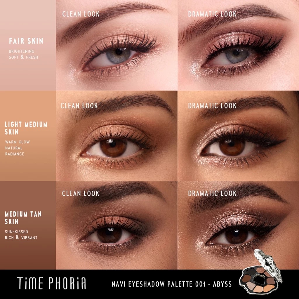 Time Phoria Navi Eyeshadow Palette - 001 Abyss