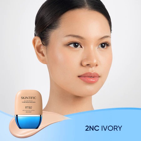 Skintific All Day Protect Tinted Serum Sunscreen SPF 50+ PA++++ 30gr - 2NC Ivory