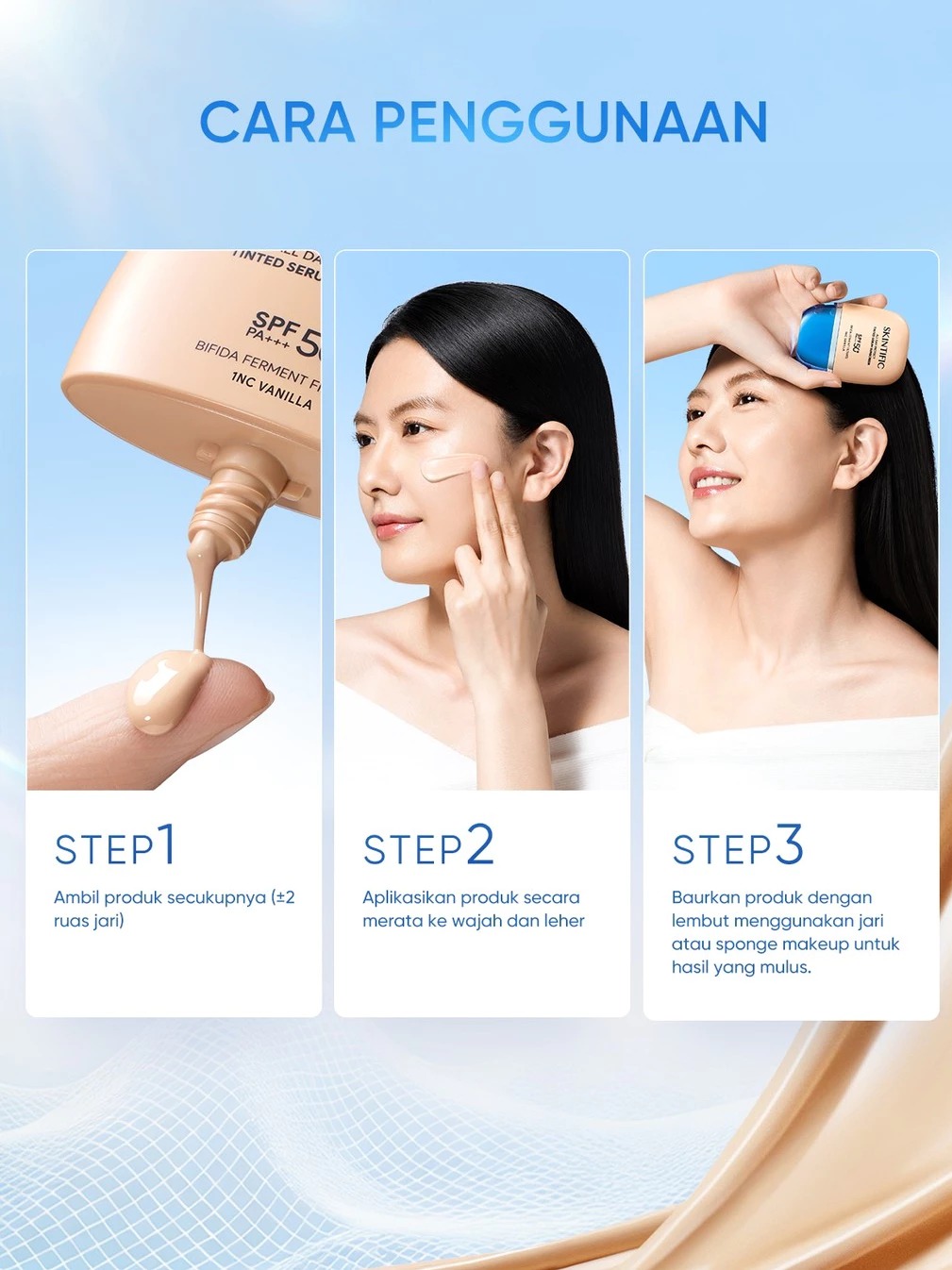 Skintific All Day Protect Tinted Serum Sunscreen SPF 50+ PA++++ 30gr - 4WN Beige