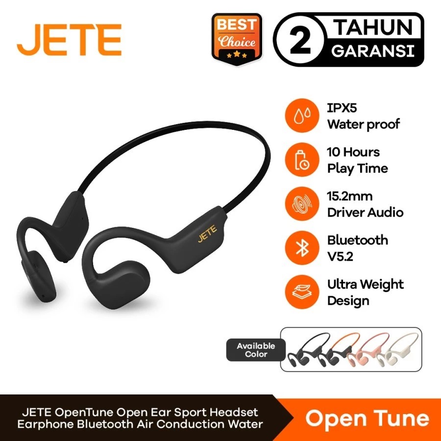 JETE Handsfree Bluetooth OpenTune - Pink JETE Handsfree Bluetooth OpenTune - Pink