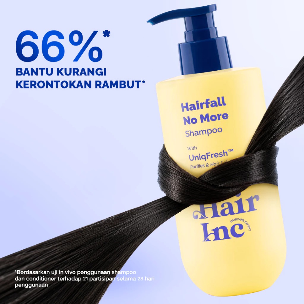 Hair Inc Hairfall No More Shampoo 320ml ( Rambut Rontok)