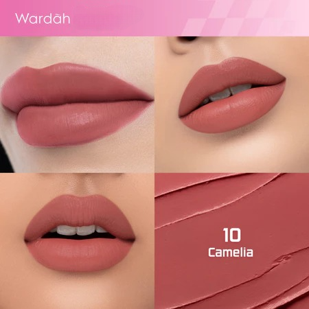 Wardah Staylock Lip Matte 2.7gr - 10 Camelia