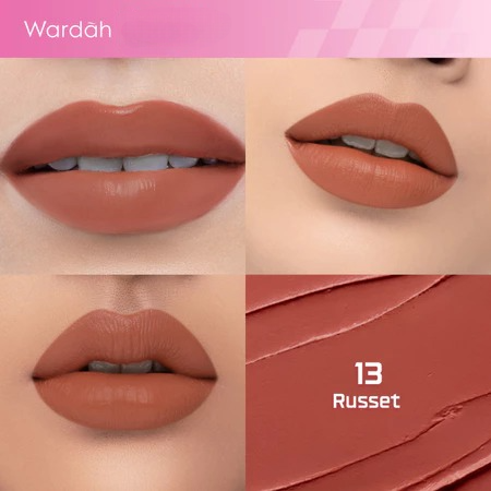 Wardah Staylock Lip Matte 2.7gr - 13 Russet