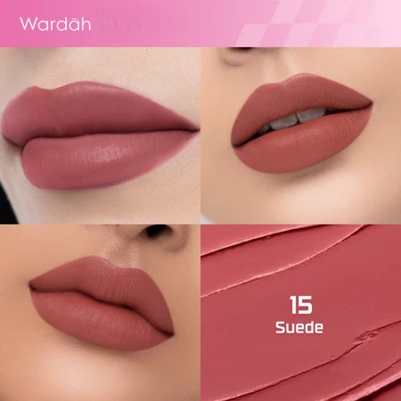 Wardah Staylock Lip Matte 2.7gr - 15 Suede