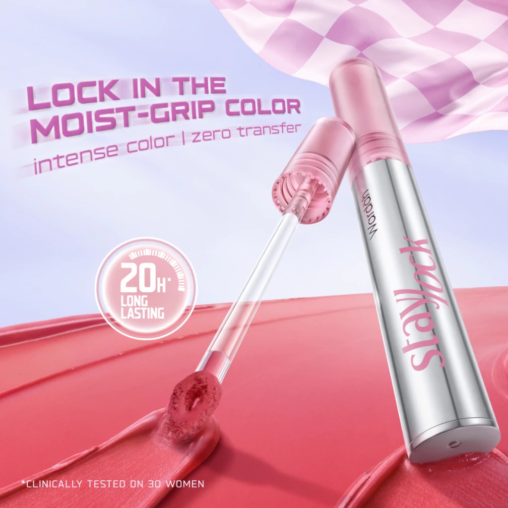 Wardah Staylock Lip Matte 2.7gr - 15 Suede