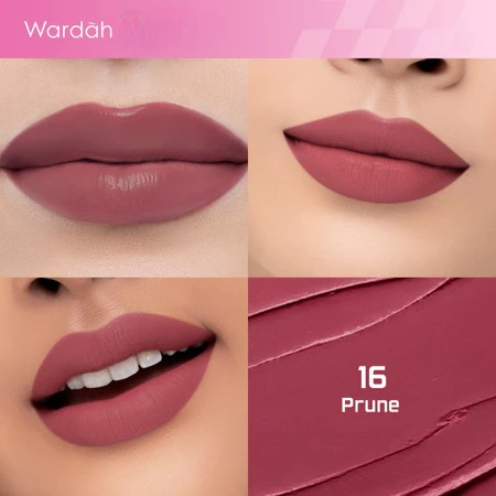 Wardah Staylock Lip Matte 2.7gr - 16 Prune