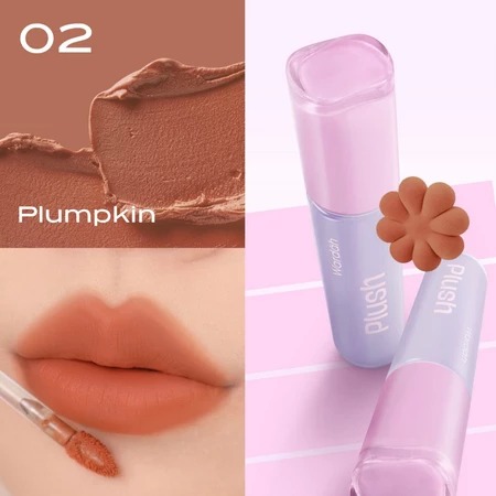 Wardah Blur-Ink Lip Plush Lip Tint Matte 3gr - 02 Plumpkin