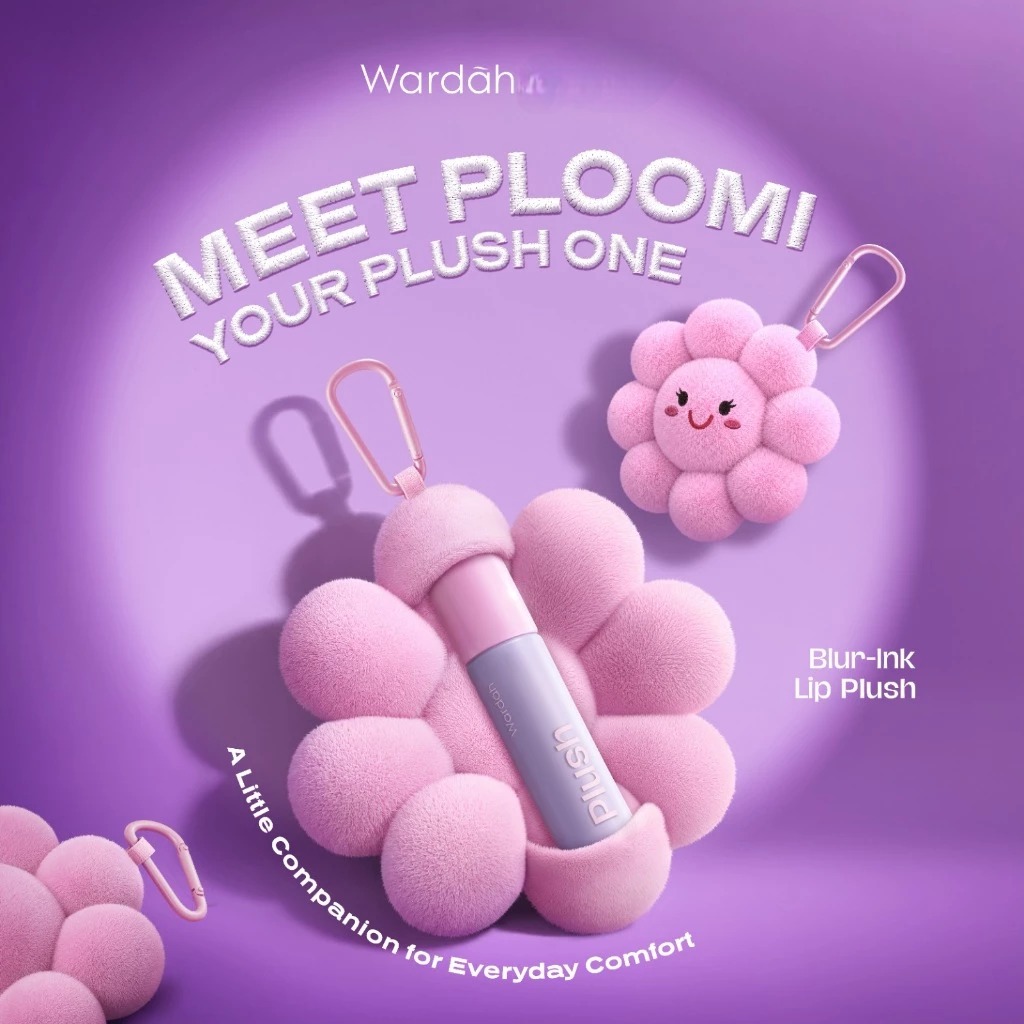 Wardah Blur-Ink Lip Plush Lip Tint Matte 3gr - 02 Plumpkin