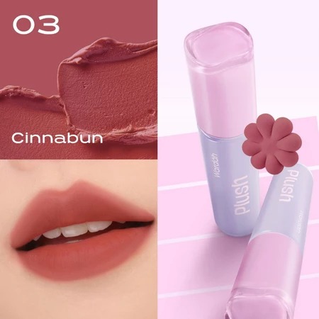 Wardah Blur-Ink Lip Plush Lip Tint Matte 3gr - 03 Cinnabun