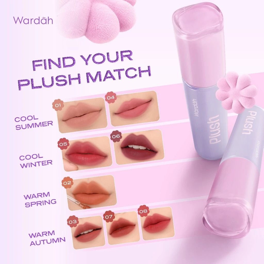 Wardah Blur-Ink Lip Plush Lip Tint Matte 3gr - 03 Cinnabun