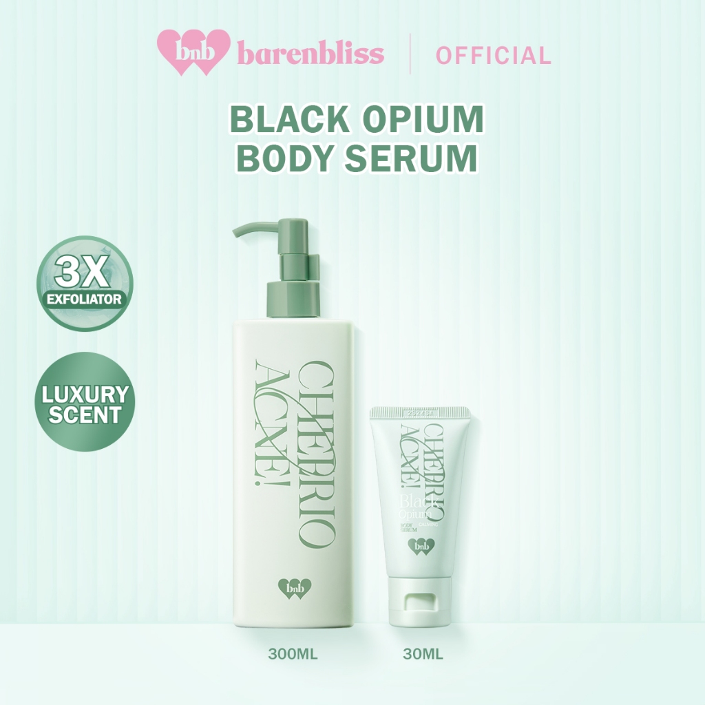 BNB Barenbliss Body Serum 300ml - Cheerio Acne! Black Opium Calming *