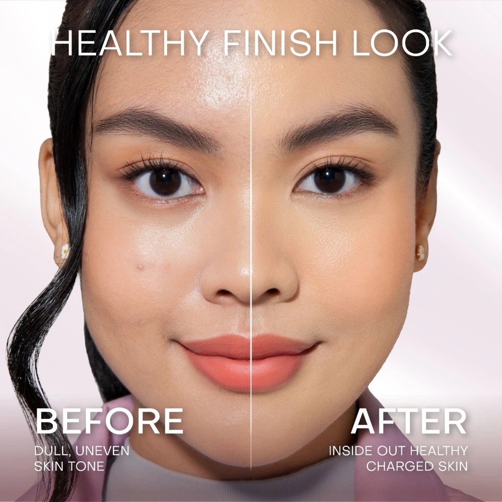 Wardah Colorfit Skin Tint Pink Supercharged Serum Tint SPF 40 PA+++ 30ml - 22N Light Ivory