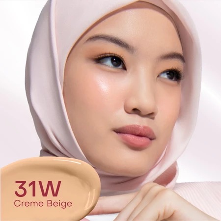 Wardah Colorfit Skin Tint Pink Supercharged Serum Tint SPF 40 PA+++ 30ml - 31W Crème Beige