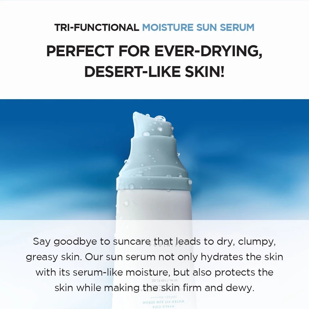 SKIN1004 Madagascar Centella Hyalu-Cica Water-Fit Sun Serum SPF 50 PA++++ 50ml