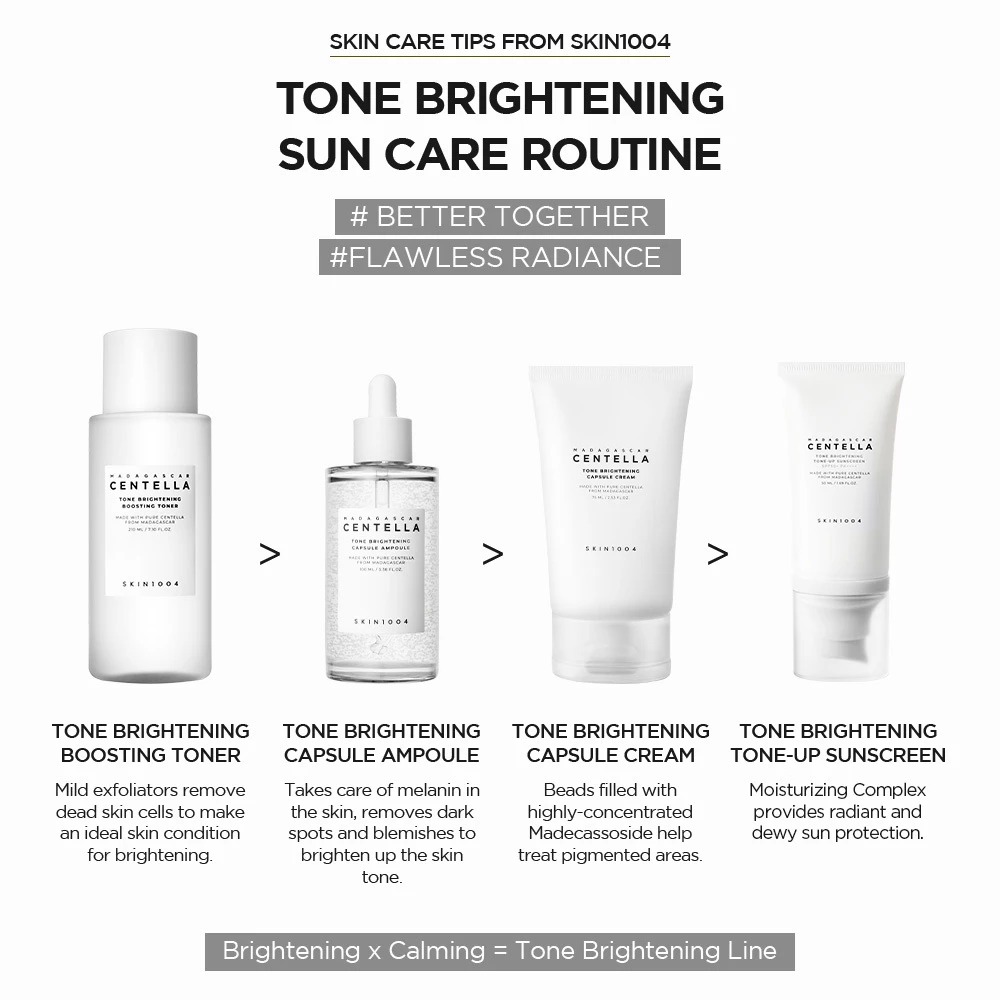SKIN1004 Madagascar Centella Tone Brightening Tone-Up Sunscreen SPF 50 PA++++ 50ml