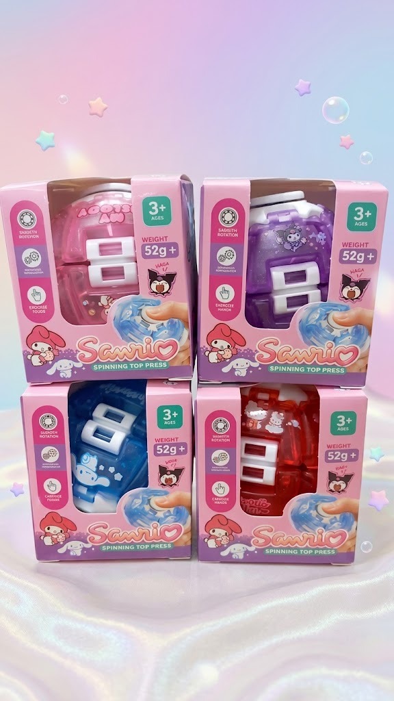 Mainan Fidget Ball Spinner Karakter Sanrio - Cinnamorrol (BIRU)