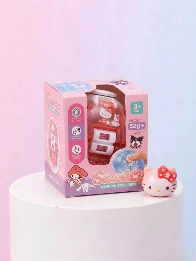 Mainan Fidget Ball Spinner Karakter Sanrio - Hello Kitty (MERAH) Mainan Fidget Ball Spinner Karakter Sanrio - Hello Kitty (MERAH)