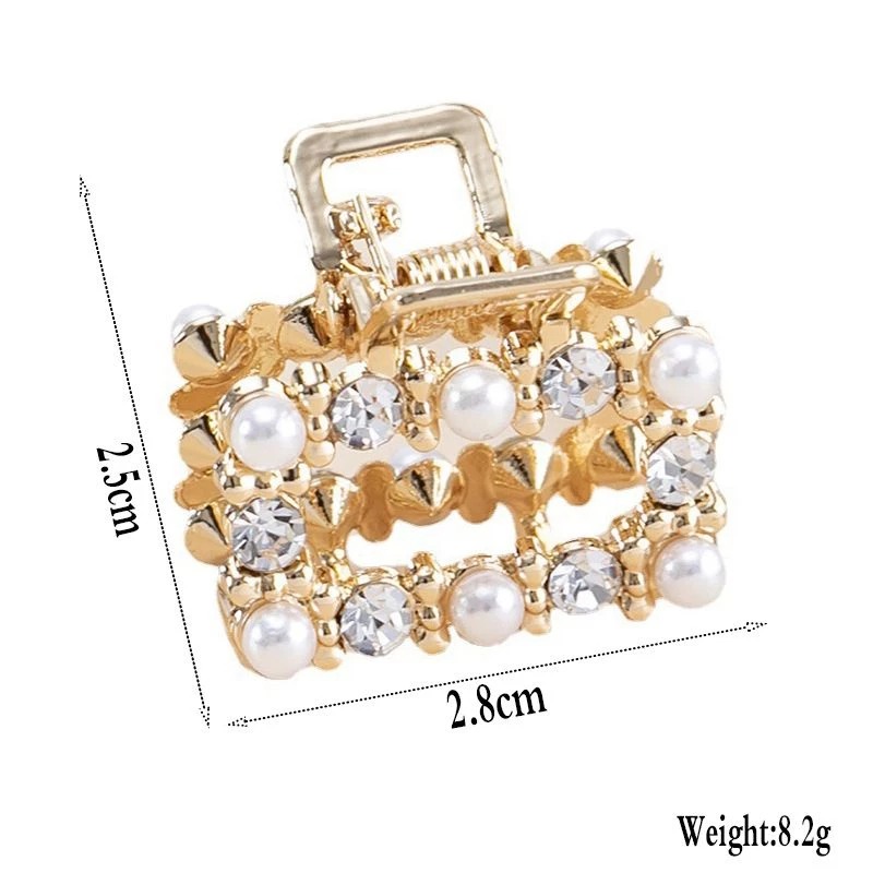 (ISI 2) Jedai Rambut Mini Mutiara 2.5cm - KOTAK