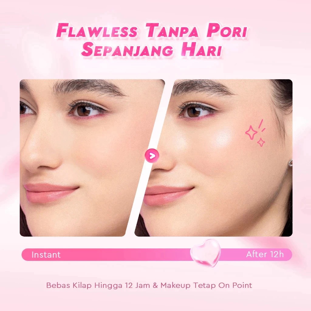 Glad 2 Glow Perfect Blur & Cover Loose Powder 20gr - 02 Cupcake