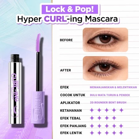 Dazzle Me Lock & Pop! Hyper CURL-ing Mascara 5gr