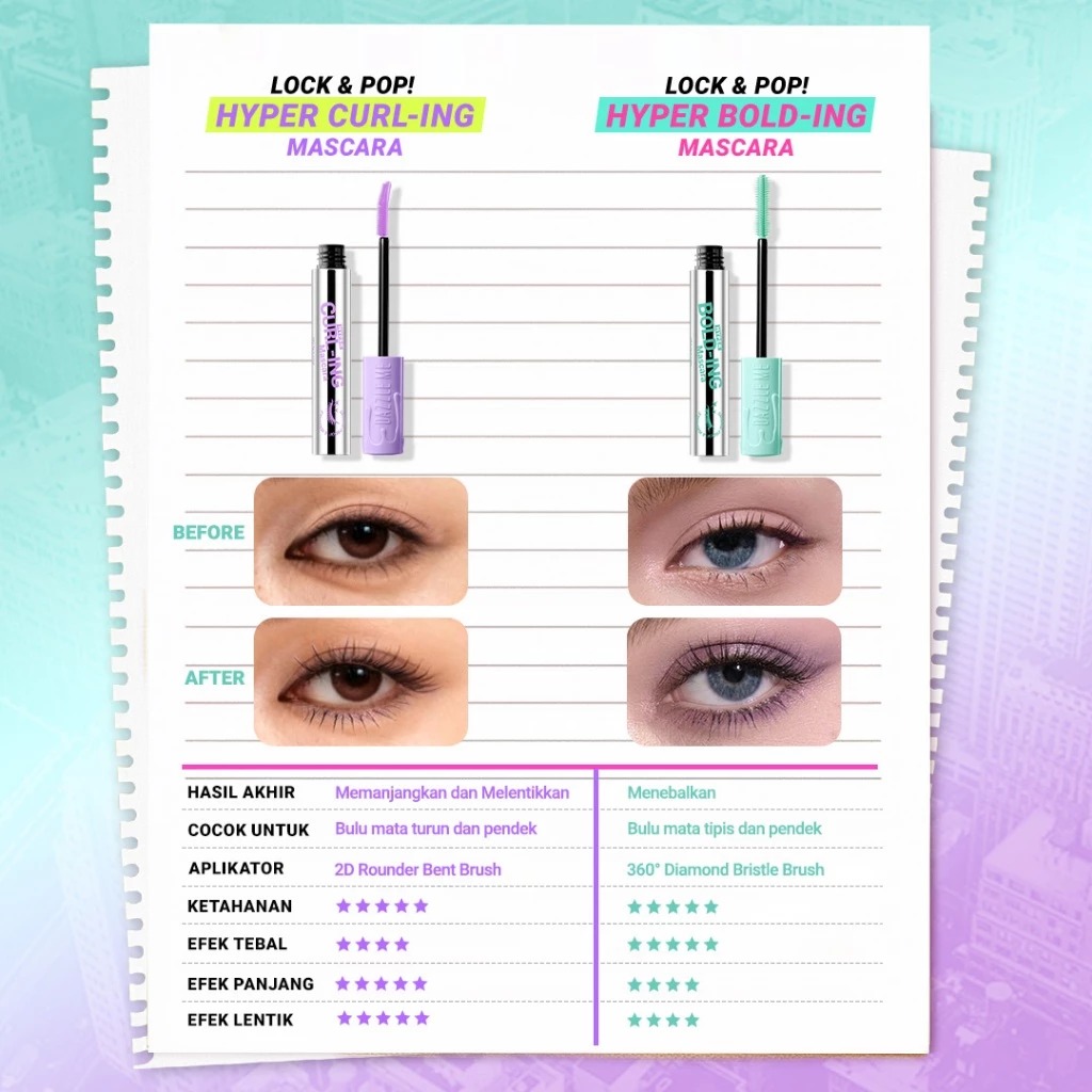 Dazzle Me Lock & Pop! Hyper CURL-ing Mascara 5gr