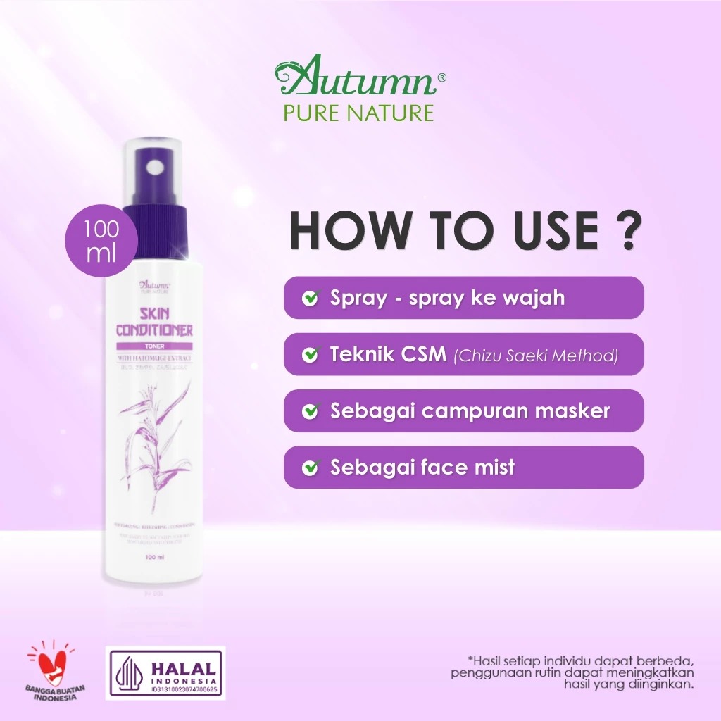 Autumn Skin Conditioner With Hatomugi Extract 100ml
